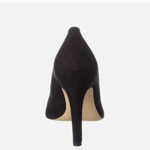 Good American The Icon Pointed Toe Pump in Black Suede - Picture 15 of 16